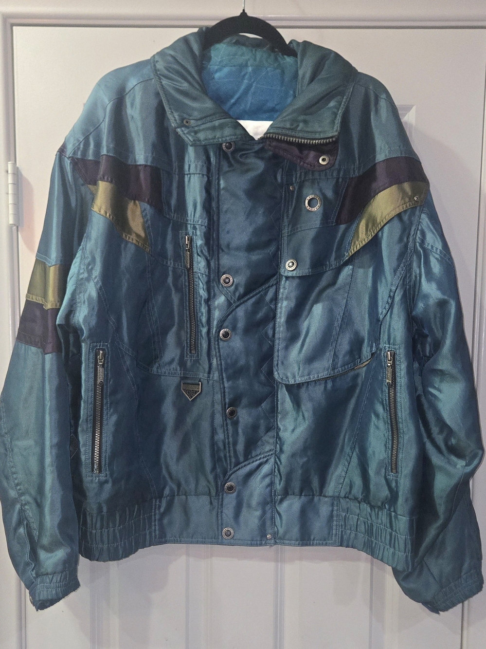 Spyder Entrant G2 Ski Snow Jacket Men's XL Colorful Retro Thinsulate Vintage 90s
